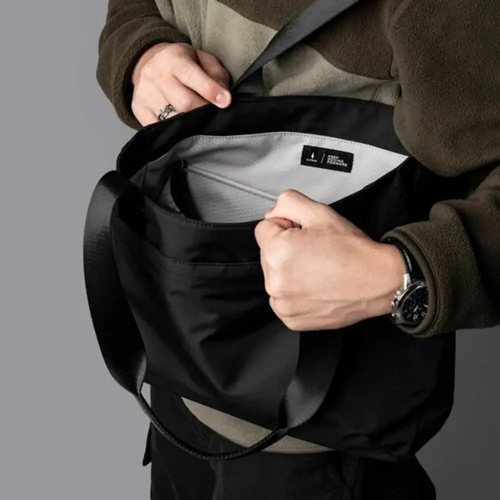 NWT ALPAKA Elements Travel Tote Bag Small Black/Gray | Axoflux 210D